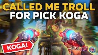 THEY CALLED ME TROLL FOR PLAYING KOGA in ranked | Paladins Gameplay