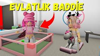 CADI KIZ BADDİE EVLAT EDİNİLDİ️AYŞEM ECE ARIARIGİLLERROBLOX BROOKHAVENRP