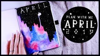 BULLET JOURNAL PLAN WITH ME APRIL 2019  |  PLANT BASED BRIDE