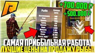 РЫБАЛКА! ЛУЧШИЕ ЦЕНЫ НА ПРОДАЖУ РЫБЫ! ТАБЛИЦА! ЛУЧШИЙ СПОСОБ ЗАРАБОТКА НА РАДМИРЕ! - RADMIR CRMP