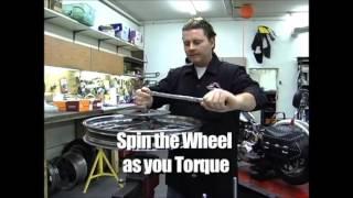 How to check tapered Timken wheel bearing end play on a Harley. Similar to trailers and auto wheels