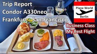 Trip Report | Condor Airbus A330neo | Business Class | Frankfurt to San Francisco | My Best Flight