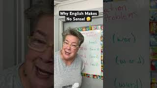 Why English Makes No Sense #english #pronunciation #languagelearning #speakenglish #ingles #humor