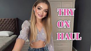 4K Transparent Try-On Haul | With Mirror view | See Everything | Sheer Lingerie Ready With Me