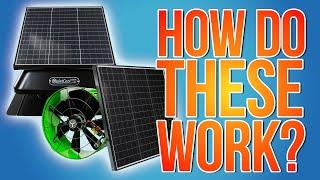 How Do Solar Attic Fans Work? #solar #atticfans #ventilation