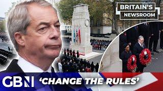 'Reform UK are politically significant!' - FURY as Nigel Farage BLOCKED from laying Cenotaph wreath