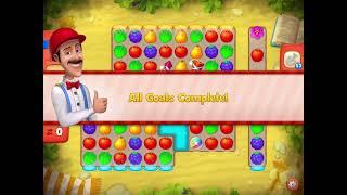 Gardenscapes Level 3841 With No Boosters - Hard Level - School Of Garden Magic