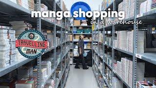 manga shopping in the TRAVELLING MAN WAREHOUSE 