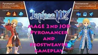 Laplace M Sea / Tales of Wind NA - Mage 2nd Job - Pyromancer and Frost Weaver Gameplay Skills