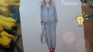 Fashion illustration for Lesya Shapel