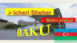 Icheri Sheher Metro station in Baku, Azerbaijan