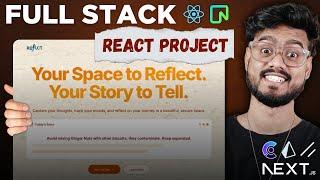 Full Stack React JS Project ( Journal App ) - Next.js 15, Shadcn, Tailwind, Clerk, NeonDB Tutorial 