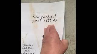 My Homeschool Planner: Look Inside!  #homeschoolplanner #homeschoolroutine #howtosethomeschoolvision