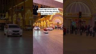Swaggy had his first road rage in Las Vegas  #roadrage #tesla #lasvegas #husky