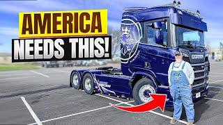 American Truckers Test Drive a Scania for the First Time!