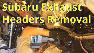 Subaru Exhaust Header Removal