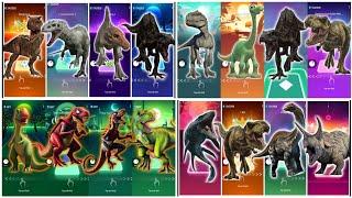 Megamix. Jurassicworld MosasaurusThe TyranosaurusThe BrontosaurusThe Triciratop CoffinDance