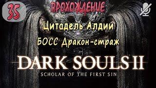 #35 / Dark Souls 2 SotFS / Цитадель Алдии _ БОСС Дракон страж