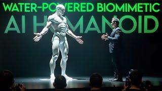 First WATER POWERED Biomimetic AI Humanoid Robot Shocks the World (It's Too Human)