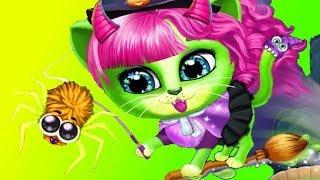 New Baby Games Kiki & Fifi Halloween Salon - Scary Kitty & Puppy Makeover Halloween Games