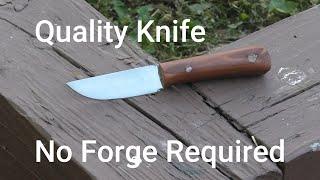 How to Make a Quality Knife Without a Forge