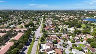 4k Drone Video of Miramar Florida