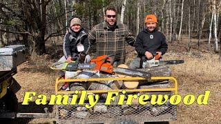 Family Firewood - Axes & Chainsaws!!