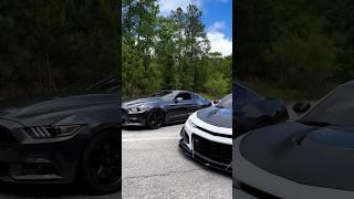 Pick one! Supercharged Mustang Vs Camaro Zl1  Classic Ford vs. Chevy #ford #chevy #mustang