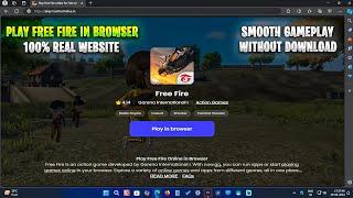 How to play free fire without download | How to play free fire in browser | Play free fire online