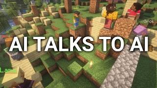 AI talks to AI in Minecraft