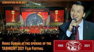 Havas Guruhi at the opening of the TASHKENT 2021 Film Festival. UZBEKISTAN 28.09.2021.