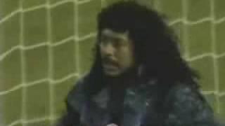 Goalkeeper Higuita does an amazing SAVE!!!!