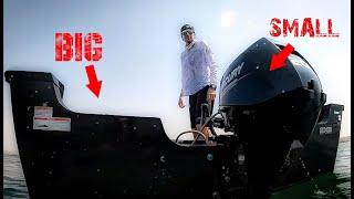 Small Outboard on HUGE BOAT! Alumacraft Competitor 175 shadow series w/ Mercury 20hp Outboard