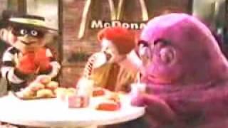 1984 Mcdonalds Grimace Commercial