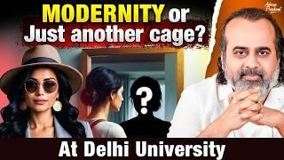 Modernity: Just another cage for the modern woman? || Acharya Prashant, at Hindu College (2025)