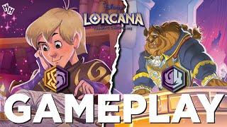 The Battle of the CHAMPS! 🟣🟡 vs. 🟣 || Disney Lorcana GAMEPLAY