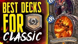 The TOP DECKS to use for Hearthstone Classic