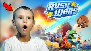 ЧИГО!? ПОИГРАЕМ В RUSH WARS ВМЕСТЕ С БАРСИКОМ? КАК СКАЧАТЬ РАШ ВАРС? УГАР!