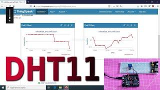 RobotDyn Uno Wifi - Sensor DHT11 publish to Thingspeak