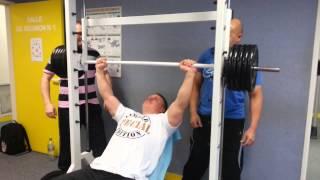 développé incliné 120kg fred