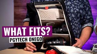 PGYTECH OneGo: What fits in the backpack?