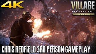 RESIDENT EVIL VILLAGE Chris Redfield 3rd Person Mode Gameplay Walkthrough