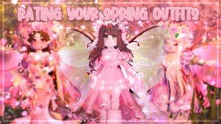  Rating your spring outfits || Royale High || FaeryStellar