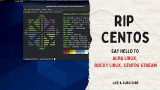 RIP CentOS | Say Hello to AlmaLinux, Rocky Linux, CentOS Stream