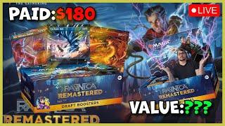 LIVE!!! There's MAGIC in the air!!! (Ravnica Remastered) Booster Box Opening.