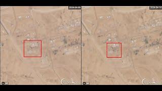 Satellite Imagery of Nevatim Airbase After Iranian Missile Attack-- Minimal Damage