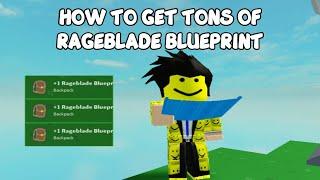 How To Get Tons Of Rageblade Blueprints In Roblox Islands