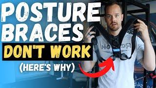 Does A Posture Corrector Brace Work | 2 Reasons Why YOU NEED TO STOP using them and DO THIS INSTEAD