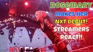 Streamers React! Rosemary makes her NxT debut! #wwe #nxt #tna