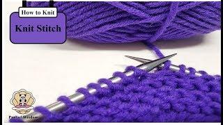 How To Do The Knit Stitch